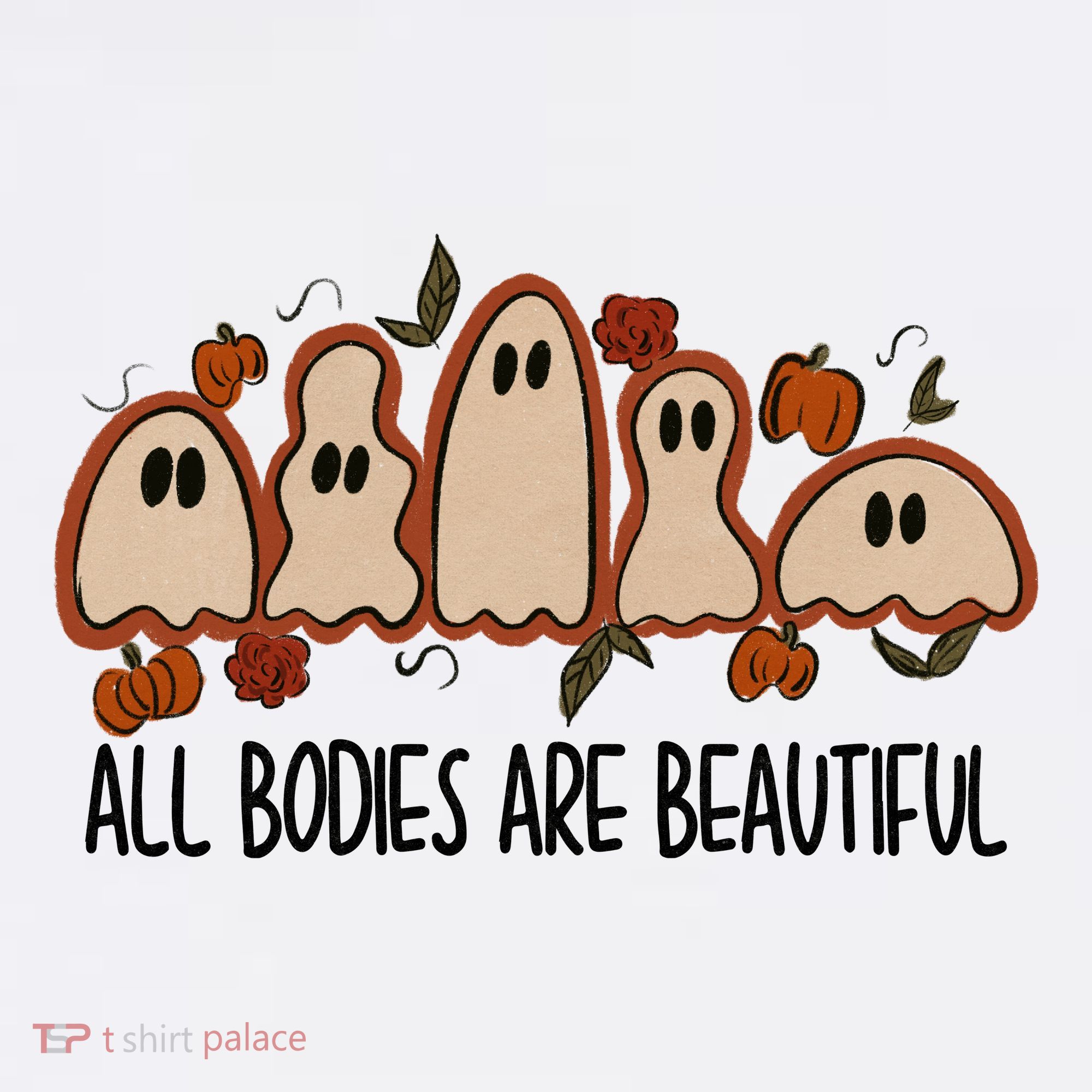 All Bodies Are Beautiful Halloween Funny Ghost Positive Baby Bodysuit