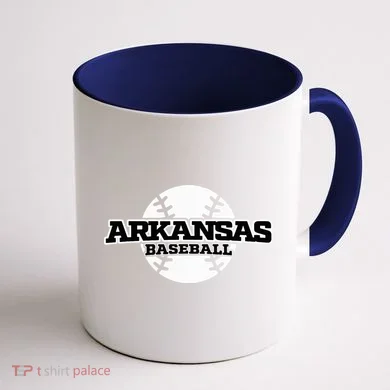 Arkansas Baseball Coffee Mug back