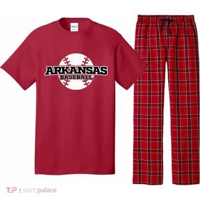 Arkansas Baseball Pajama Set