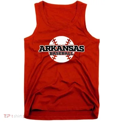 Arkansas Baseball Tank Top