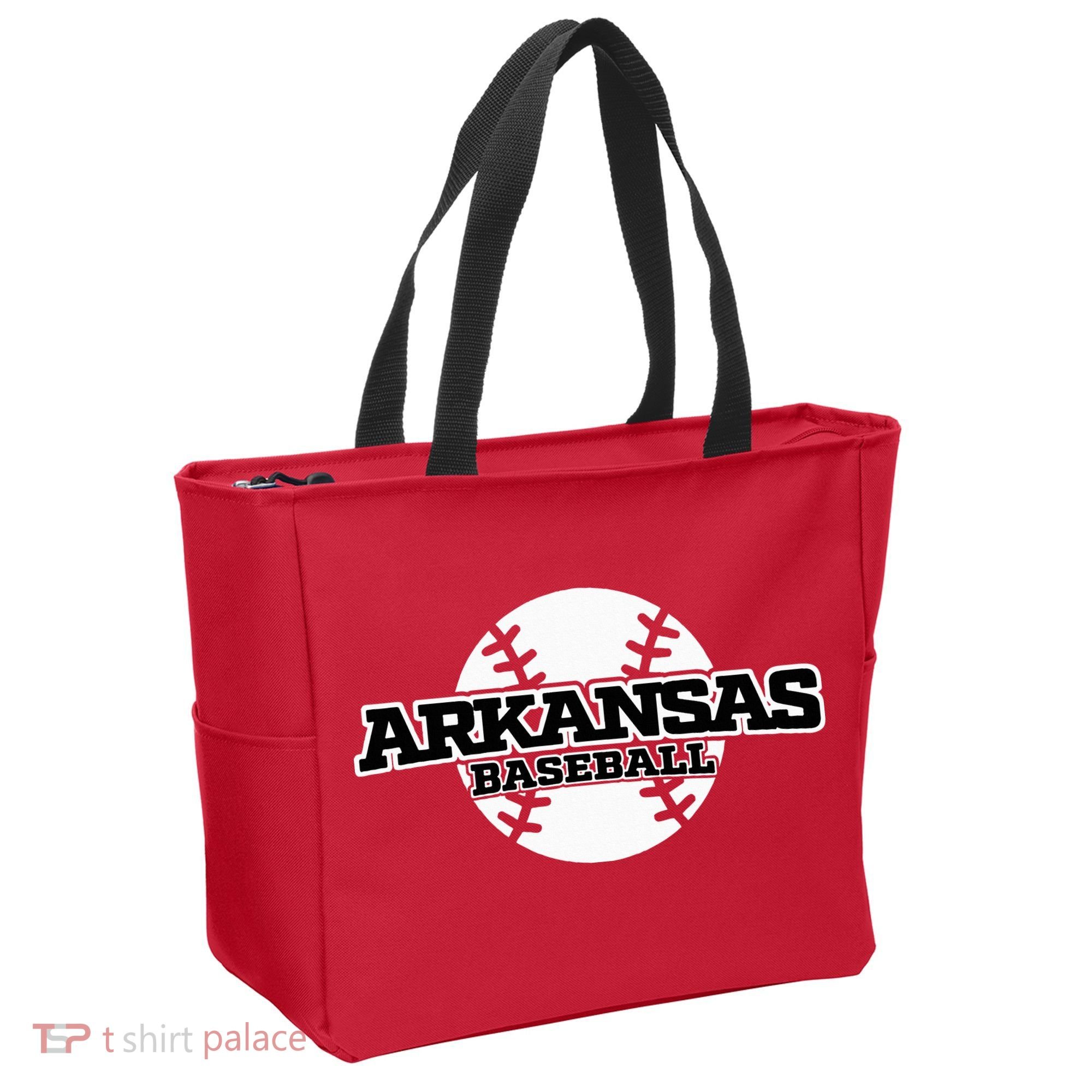 Arkansas Baseball Tote Bag