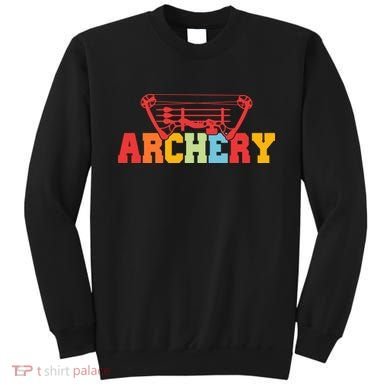 Archery Bow And Arrow Colorful Gift Sweatshirt