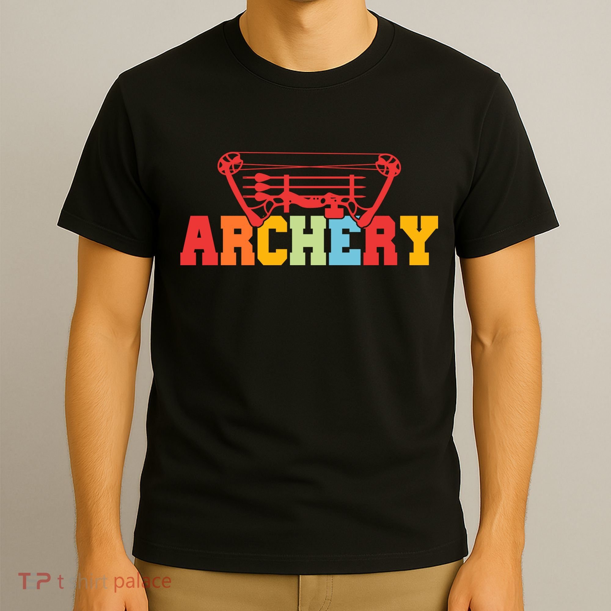 Archery Bow And Arrow Colorful Gift T-Shirt