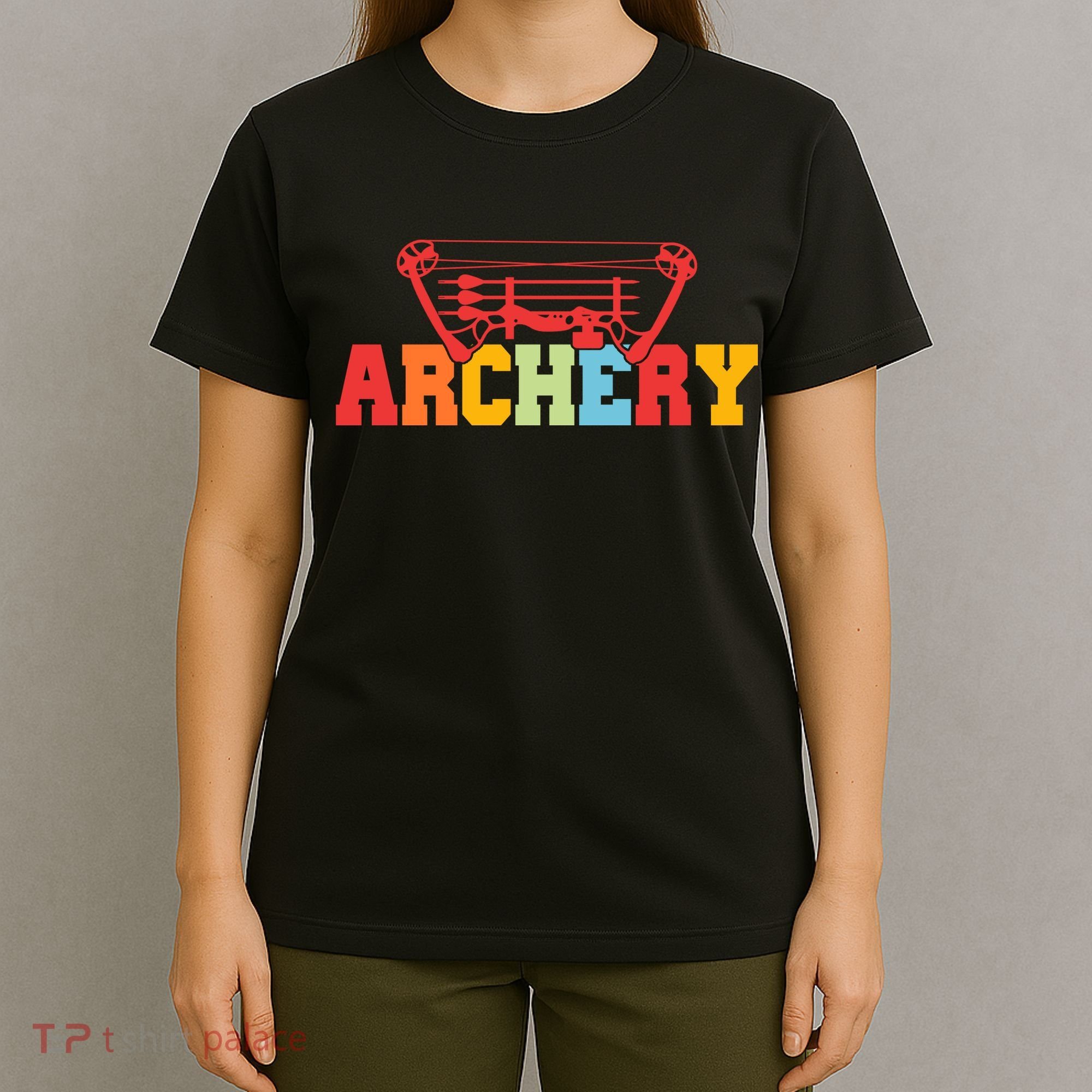 Archery Bow And Arrow Colorful Gift T-Shirt