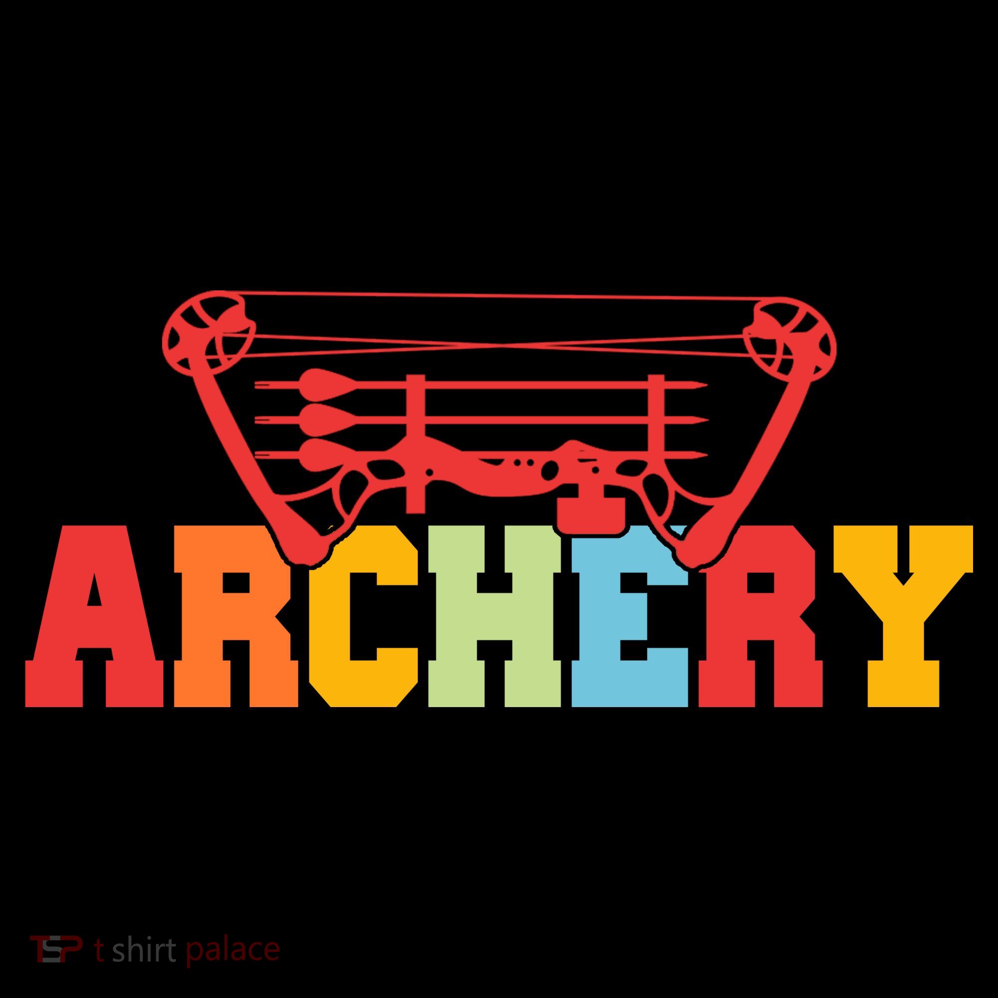 Archery Bow And Arrow Colorful Gift T-Shirt