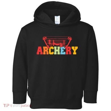 Archery Bow And Arrow Colorful Gift Toddler Hoodie
