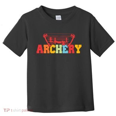 Archery Bow And Arrow Colorful Gift Toddler T-Shirt