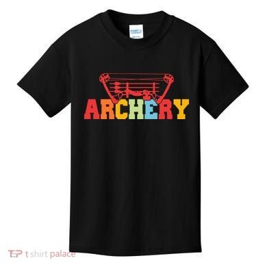 Archery Bow And Arrow Colorful Gift Kids T-Shirt