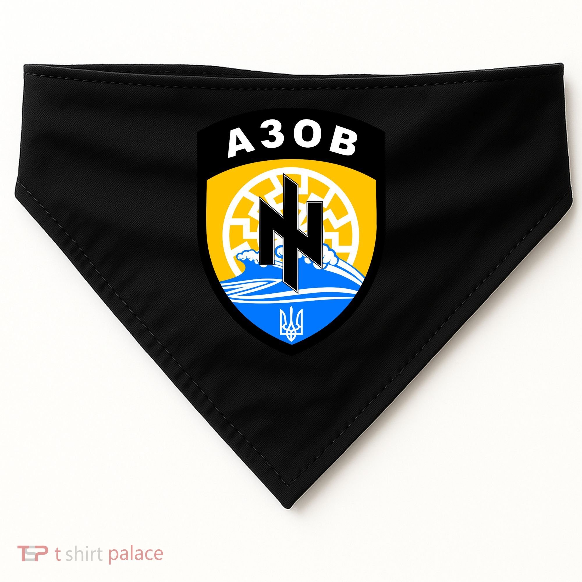 Azov Battalion A30B Shield Special Forces Ukraine USA-Made Doggie Bandana