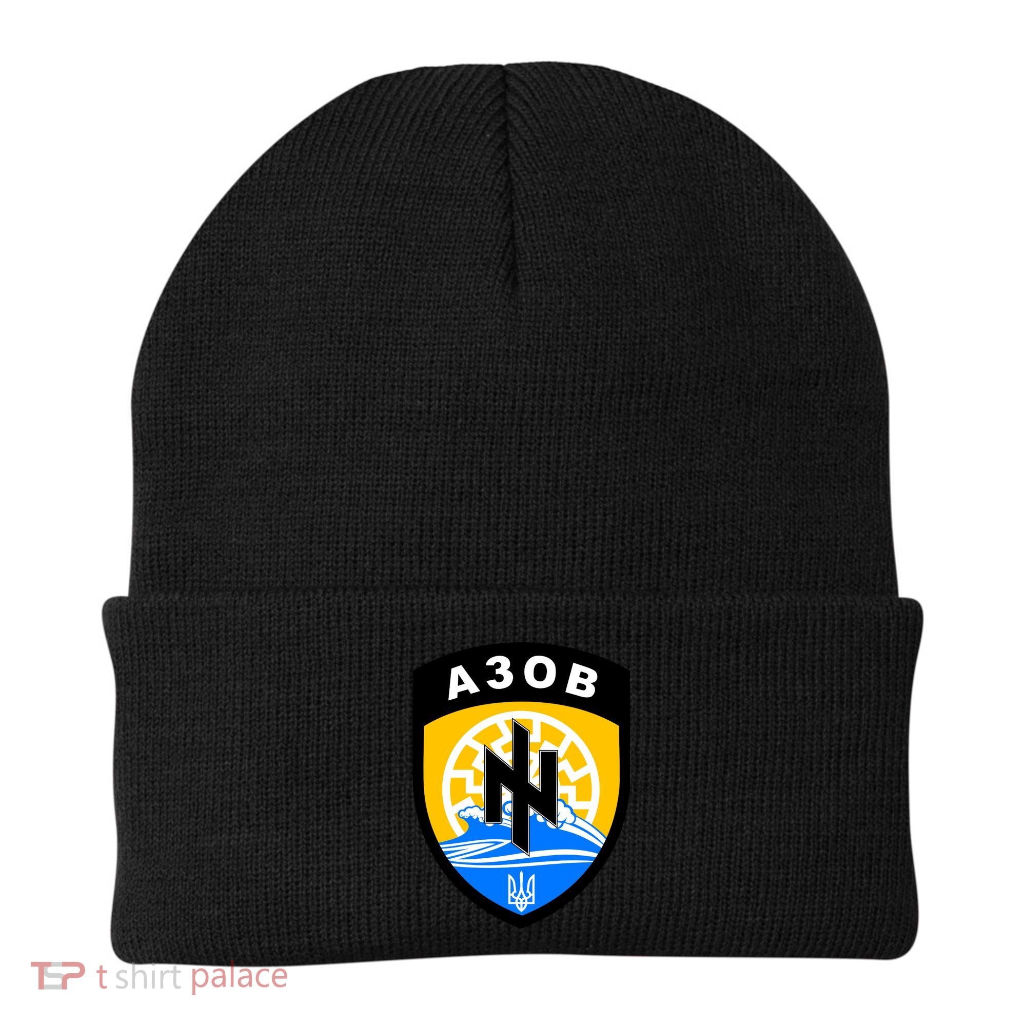 Azov Battalion A30B Shield Special Forces Ukraine Beanie