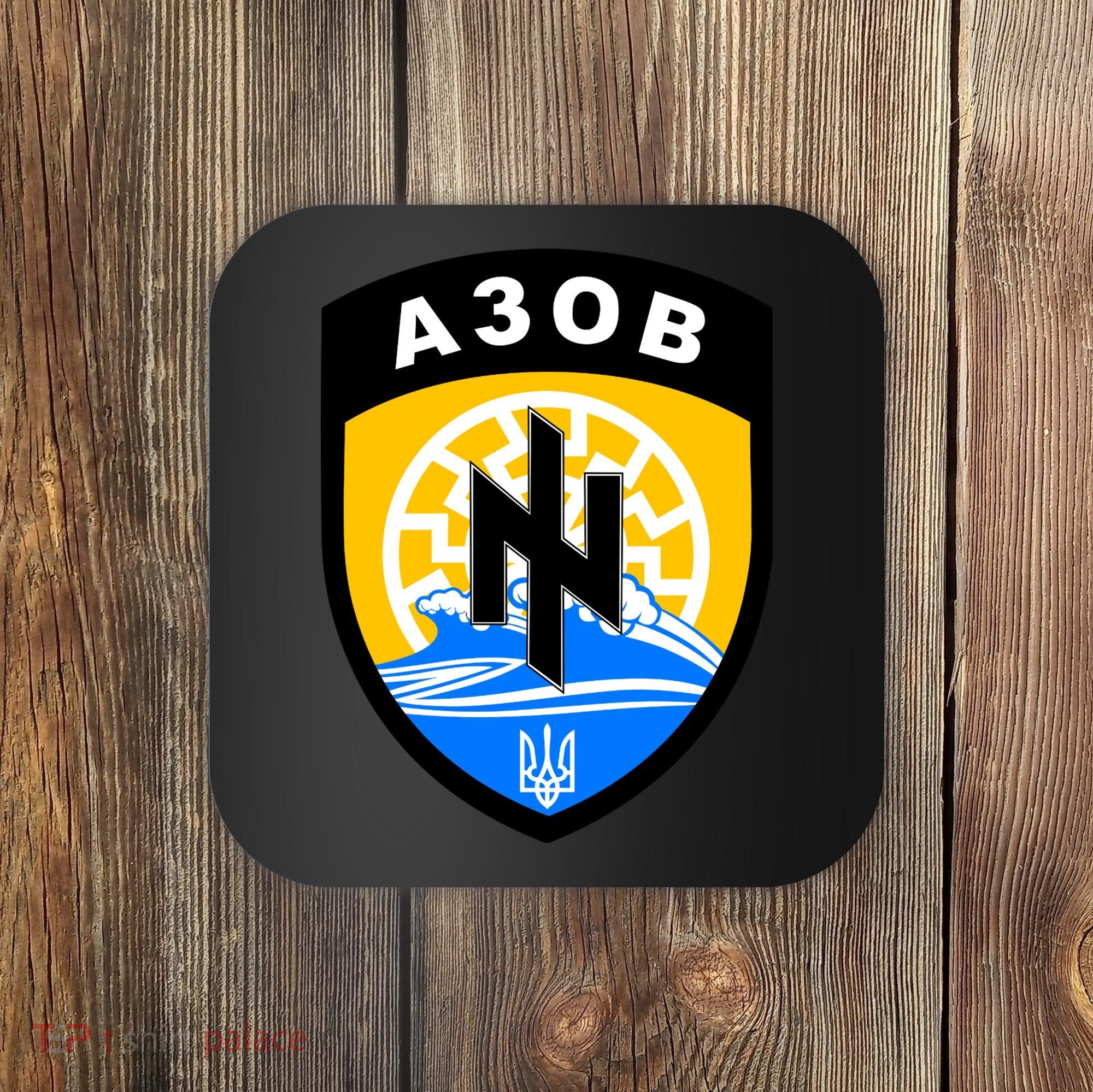 Azov Battalion A30B Shield Special Forces Ukraine Coaster