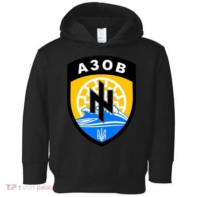 Azov Battalion A30B Shield Special Forces Ukraine Toddler Hoodie