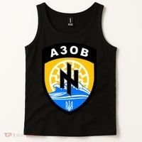 Azov Battalion A30B Shield Special Forces Ukraine Tank Top thumb 2