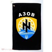 Azov Battalion A30B Shield Special Forces Ukraine Golf Towel thumb 0