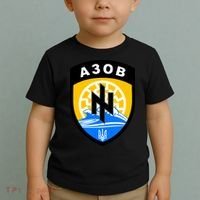 Azov Battalion A30B Shield Special Forces Ukraine Toddler T-Shirt thumb 2