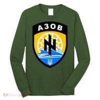 Azov Battalion A30B Shield Special Forces Ukraine Long Sleeve Shirt thumb 0