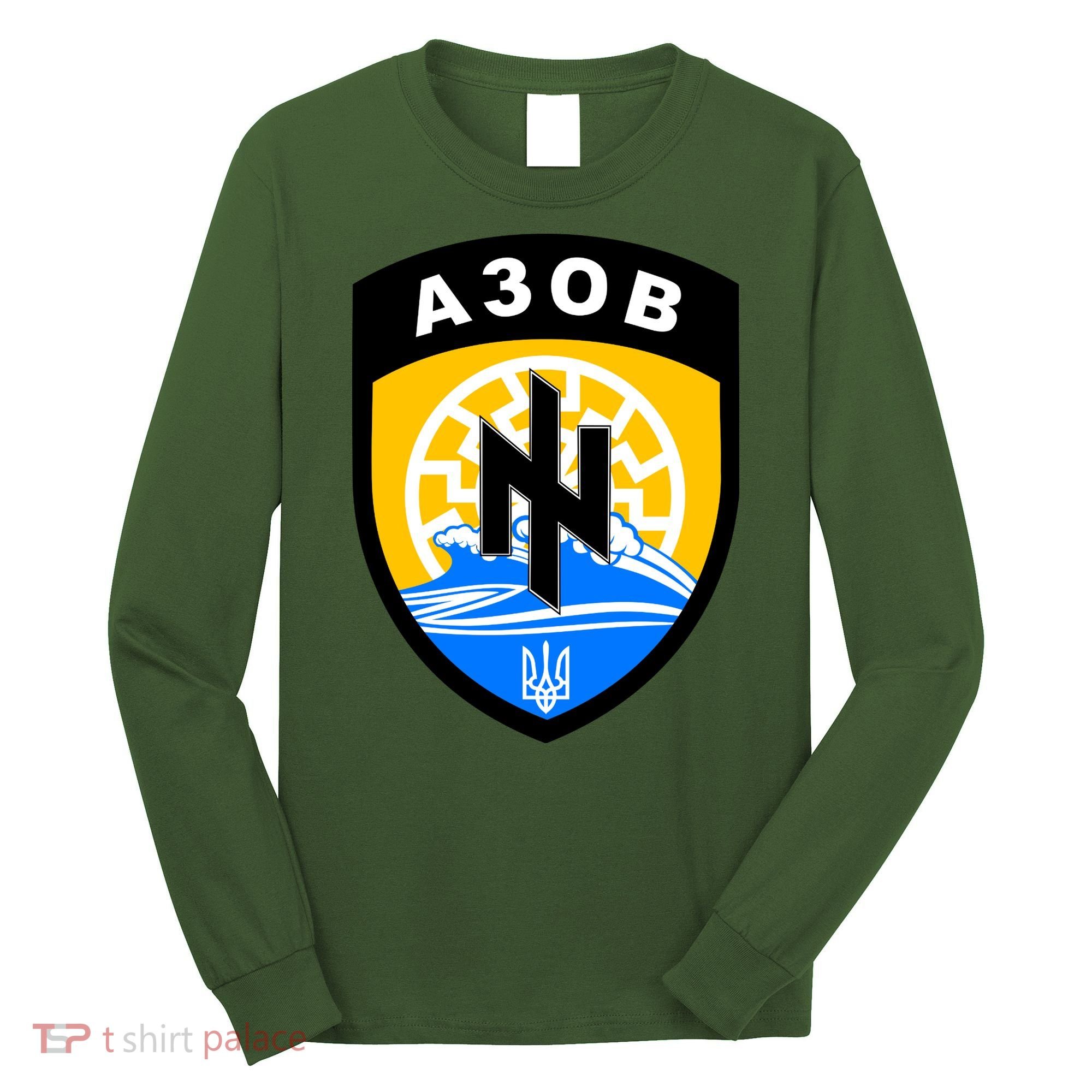 Azov Battalion A30B Shield Special Forces Ukraine Long Sleeve Shirt