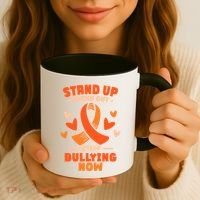 Anti Bullying Awareness Month Great Gift Coffee Mug thumb 3