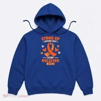 Anti Bullying Awareness Month Great Gift Hoodie thumb 0
