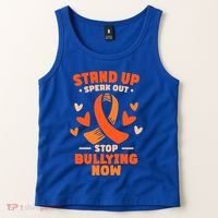 Anti Bullying Awareness Month Great Gift Tank Top thumb 2