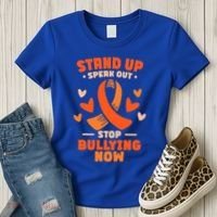 Anti Bullying Awareness Month Great Gift Women's T-Shirt thumb 3