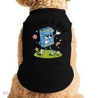 A Book A Day Keeps The Mental Breakdown Away Book Lover Doggie Tank thumb 0