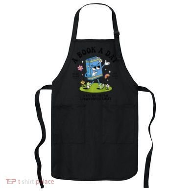 A Book A Day Keeps The Mental Breakdown Away Book Lover Apron