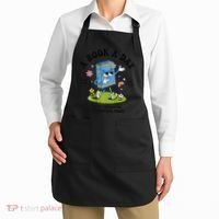 A Book A Day Keeps The Mental Breakdown Away Book Lover Apron thumb 2