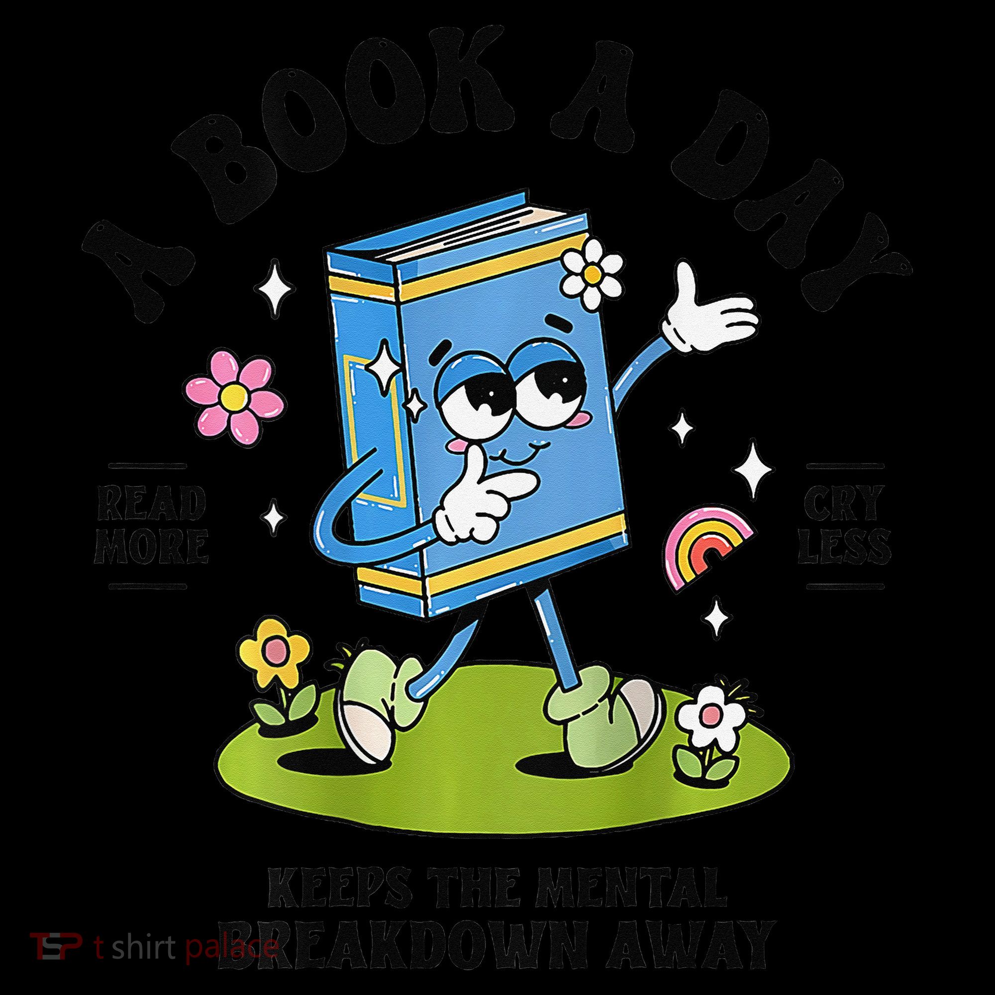 A Book A Day Keeps The Mental Breakdown Away Book Lover Coaster