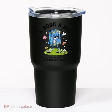 A Book A Day Keeps The Mental Breakdown Away Book Lover Tumbler