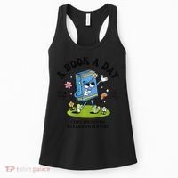 A Book A Day Keeps The Mental Breakdown Away Book Lover Women's Tank Top thumb 0