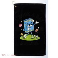A Book A Day Keeps The Mental Breakdown Away Book Lover Golf Towel thumb 0