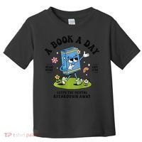 A Book A Day Keeps The Mental Breakdown Away Book Lover Toddler T-Shirt thumb 0