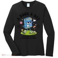 A Book A Day Keeps The Mental Breakdown Away Book Lover Women's Long Sleeve Shirt thumb 0