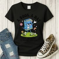 A Book A Day Keeps The Mental Breakdown Away Book Lover Women's T-Shirt thumb 3