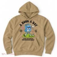 A Book A Day Keeps The Mental Breakdown Away Book Lover Hoodie thumb 0
