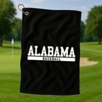Alabama Baseball Golf Towel thumb 1