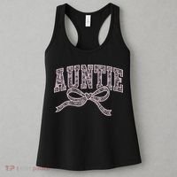 Auntie Blessed Aunt Auntie Life Lace Coquette Mothers Day Women's Tank Top thumb 3