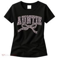 Auntie Blessed Aunt Auntie Life Lace Coquette Mothers Day Women's T-Shirt thumb 0
