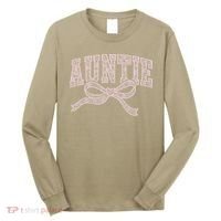 Auntie Blessed Aunt Auntie Life Lace Coquette Mothers Day Long Sleeve Shirt thumb 0