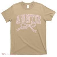 Auntie Blessed Aunt Auntie Life Lace Coquette Mothers Day T-Shirt thumb 0