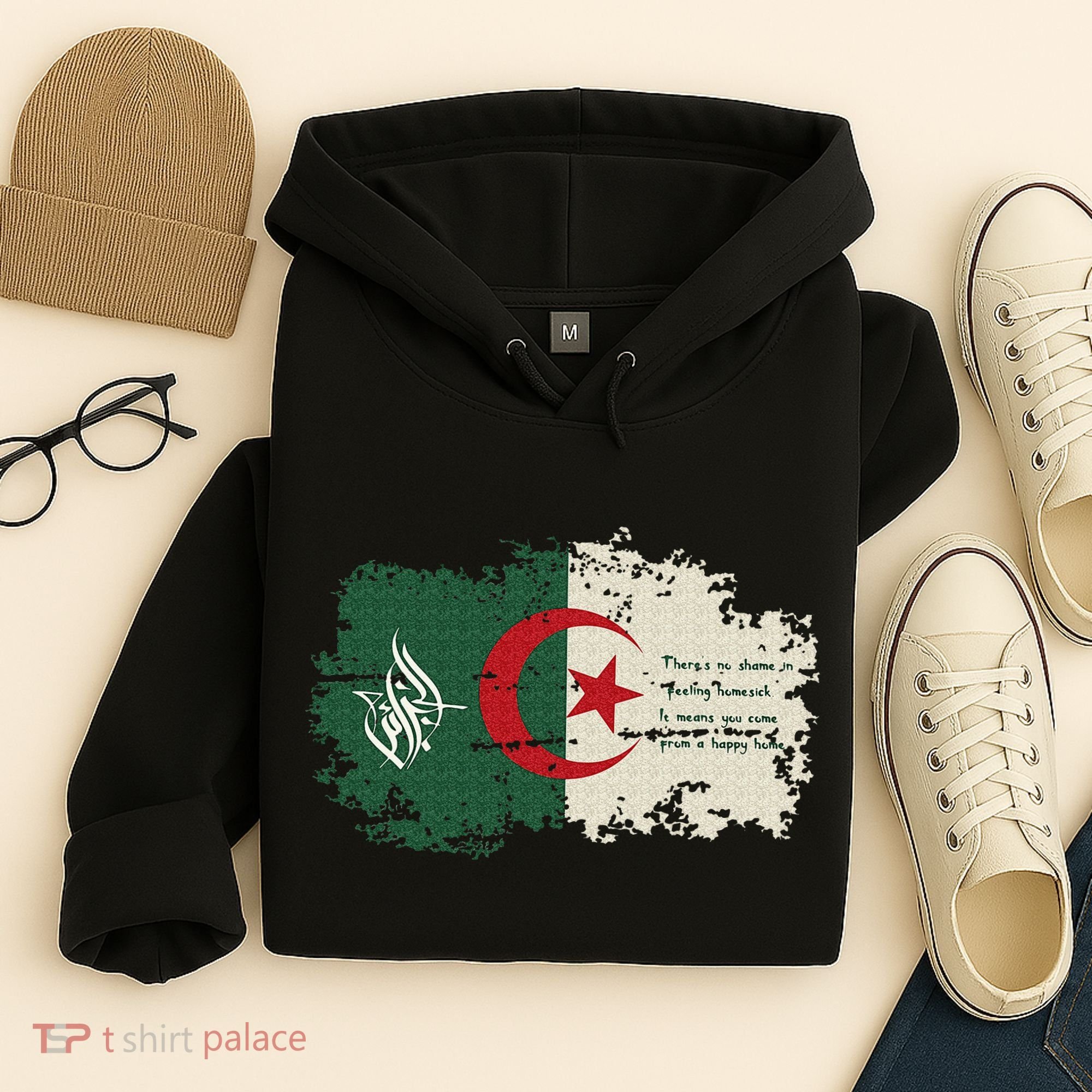 Algeria blood Algeria is my country Hoodie