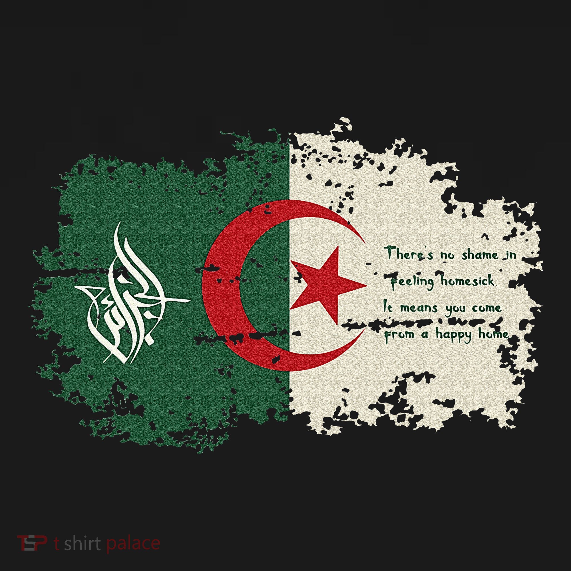 Algeria blood Algeria is my country T-Shirt
