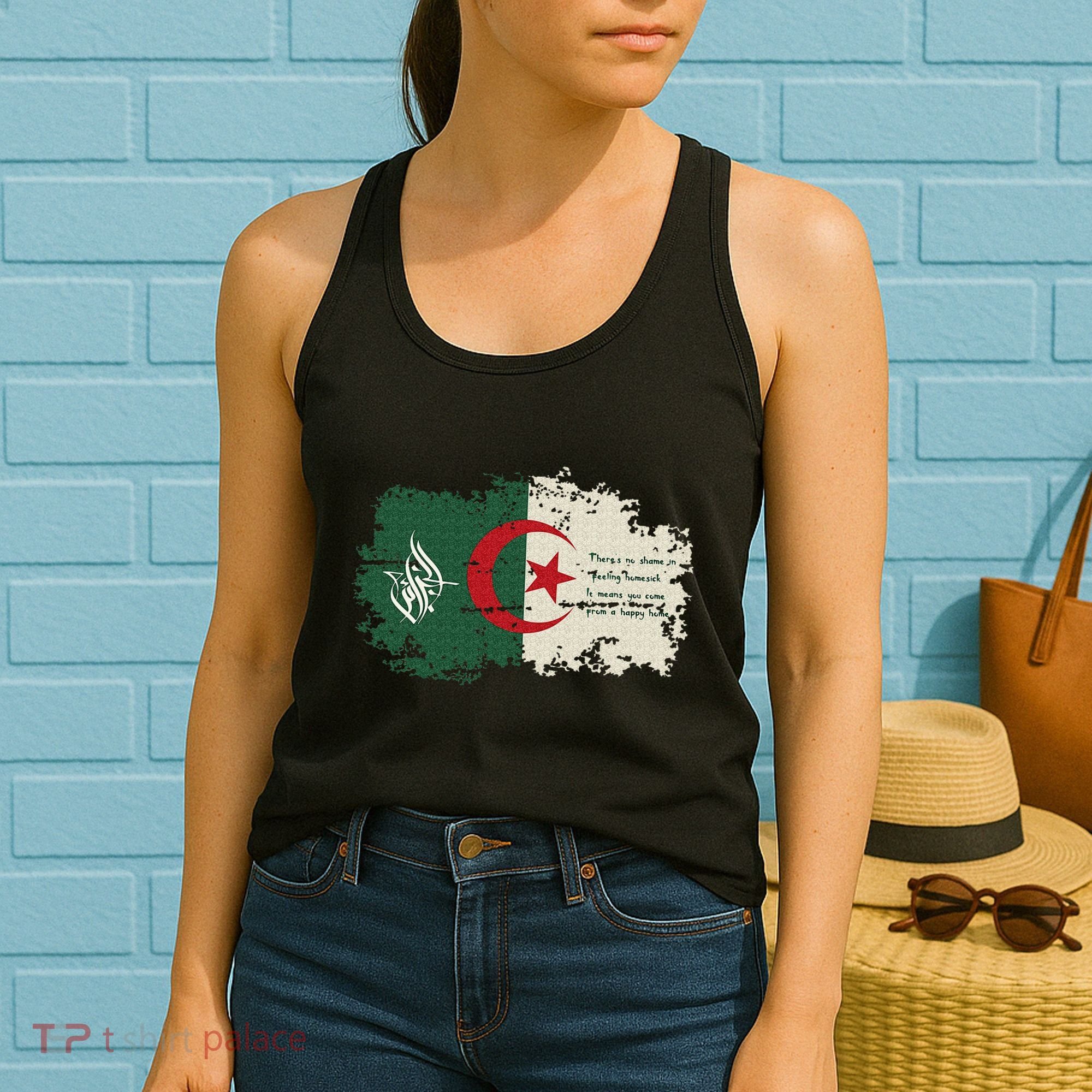 Algeria blood Algeria is my country Women's Tank Top