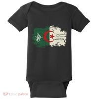 Algeria blood Algeria is my country Baby Bodysuit thumb 0