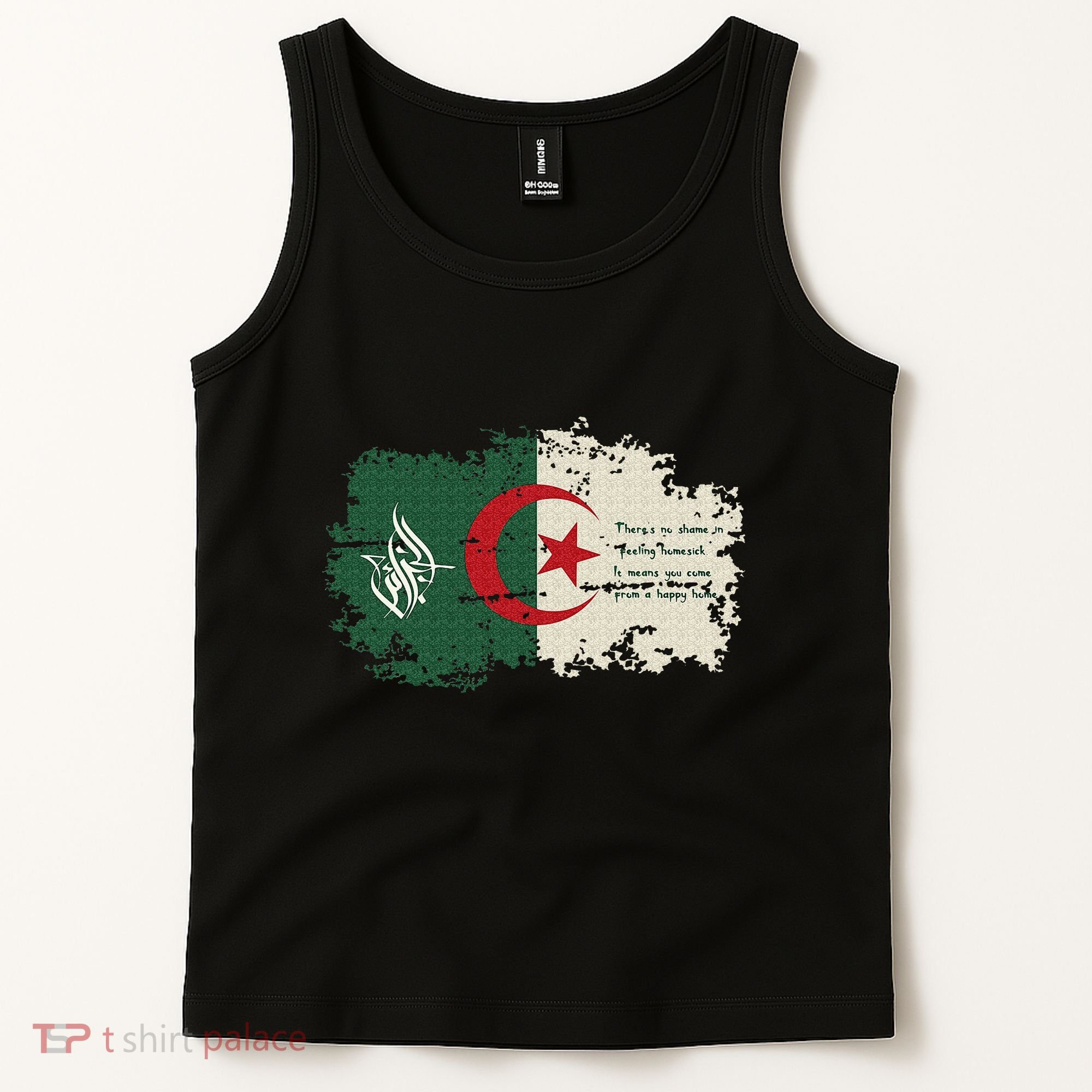 Algeria blood Algeria is my country Tank Top