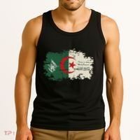 Algeria blood Algeria is my country Tank Top thumb 3