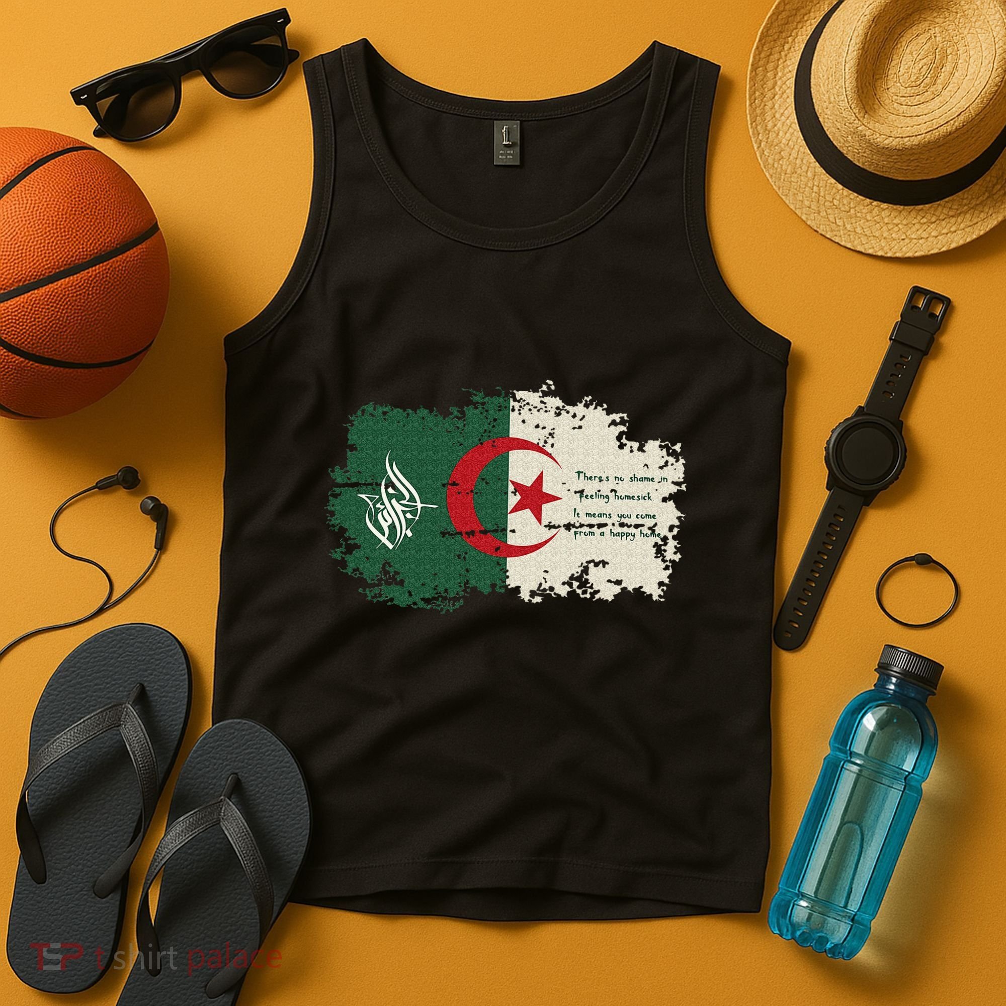 Algeria blood Algeria is my country Tank Top