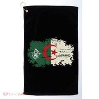 Algeria blood Algeria is my country Golf Towel thumb 0