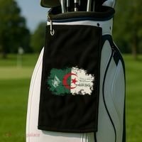 Algeria blood Algeria is my country Golf Towel thumb 2